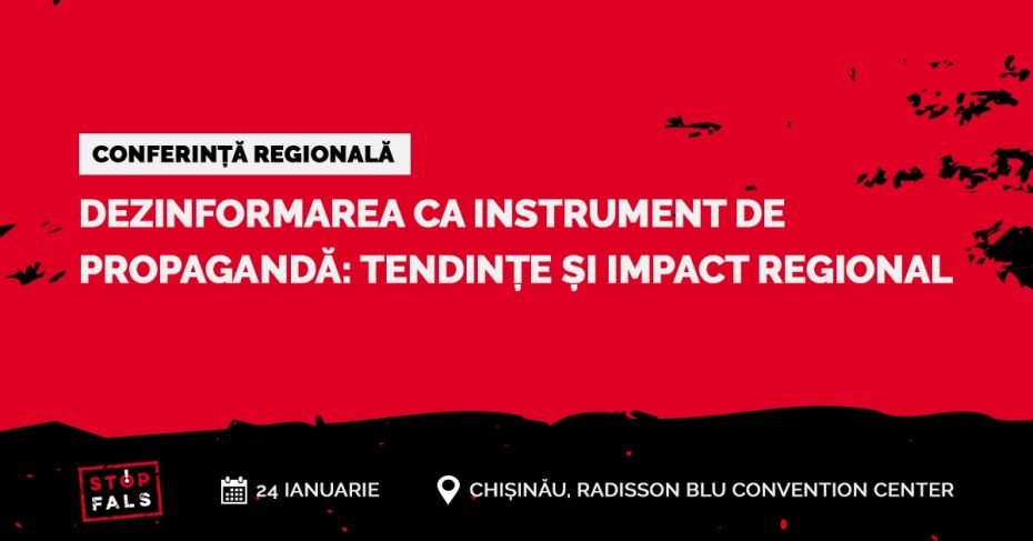 La Chișinău va avea loc conferința regională „Dezinformarea ca instrument de propagandă: tendințe și impact regional”