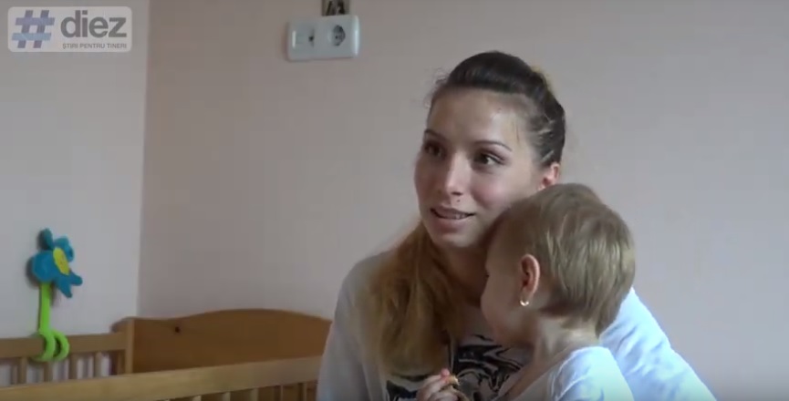 (video) „Ana Maria a fost cea mai mare încurajare pentru mine”. Istoria unei din tinere mame dintr-un centru maternal