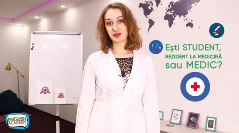 Activezi în sfera medicală și dorești să îți dezvolți abilitățile lingvistice? Ești invitat la un curs de Engleză Medicală