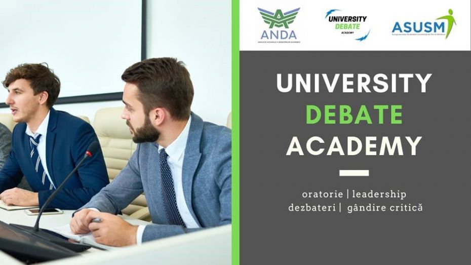 În premieră, USM organizează evenimentul „University Debate Academy”. Cum te poți înregistra la concurs