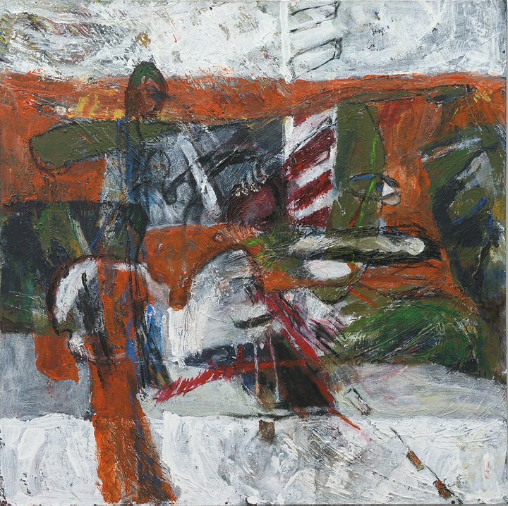 2.Frontieră. Transnistria, 800 x 800 mm, ulei pe pânză, 2005