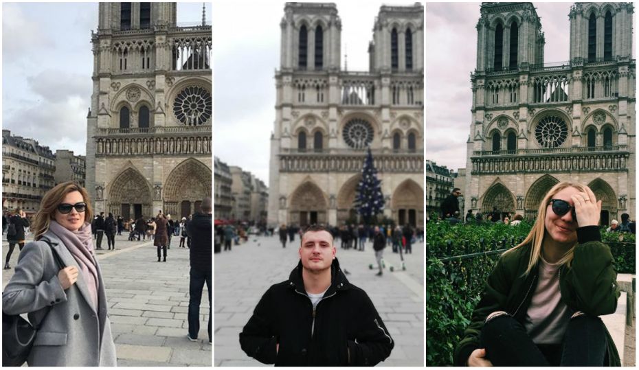 (foto, video) „În memorie…” Tinerii din Moldova comemorează Notre-Dame din Paris