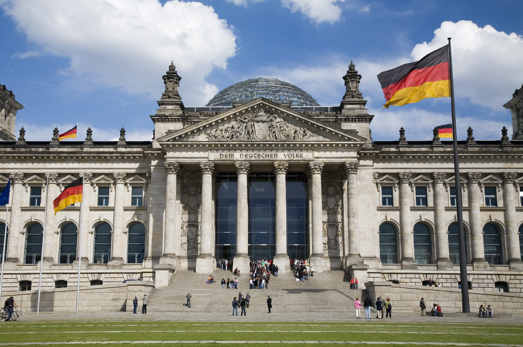 flag flags national flag national flags german flag ensign ensigns blowing leisure tourism German National Parliament Berlin democracy democratic architecture dome column columns arch arched arches German flag flag steps tourist tourism visit visitors gov