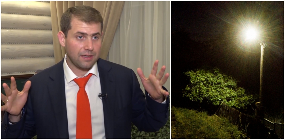 În timp ce țara e în beznă politică, Ilan Șor a mai iluminat o localitate din circumscripțiile sale