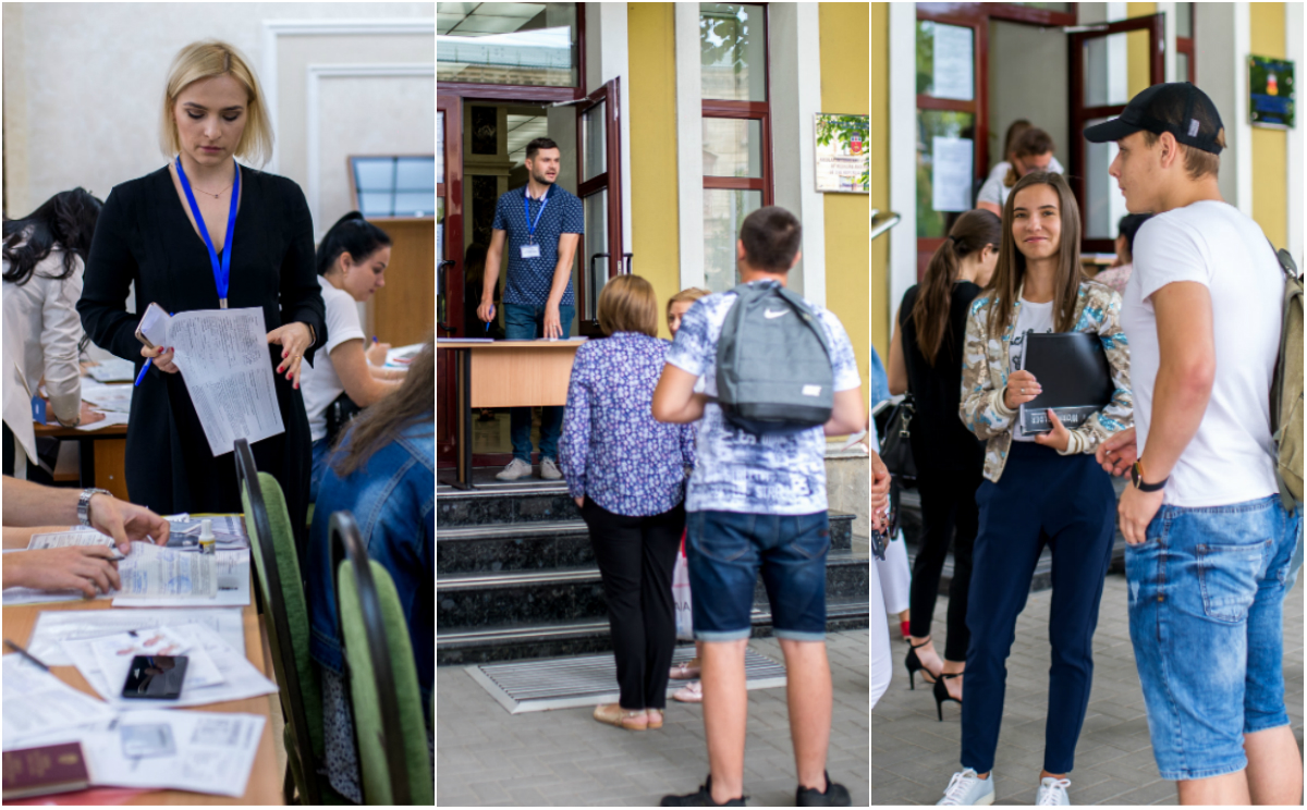 (galerie foto) Start admitere 2019. Sute de tineri au luat cu asalt universitățile, încă de la primele ore ale zilei