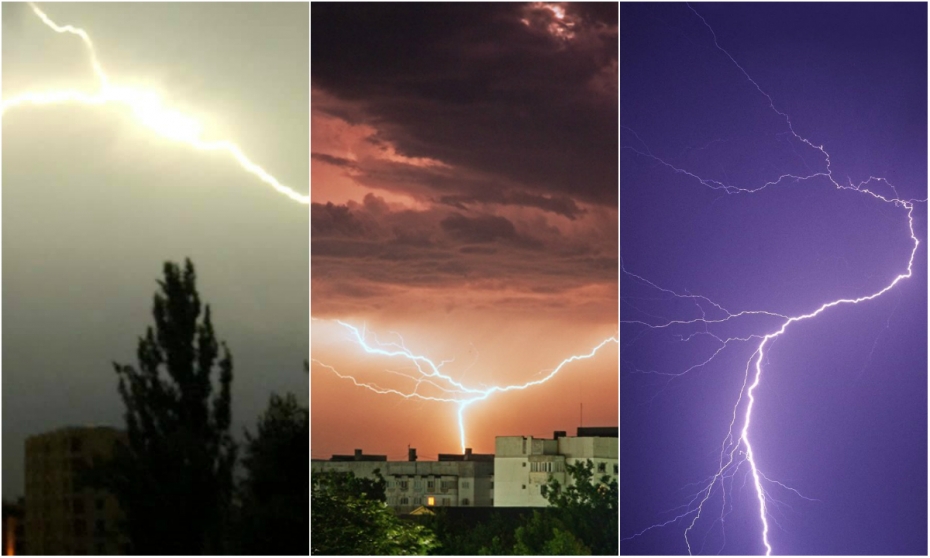(foto) „Vânătorii” de fulgere. Cum s-a văzut spectacolul descărcărilor electrice pe cerul unei nopți de iulie