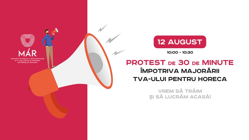 Lista localurilor din Moldova care se vor închide luni în semn de protest față de anularea facilitărilor la TVA