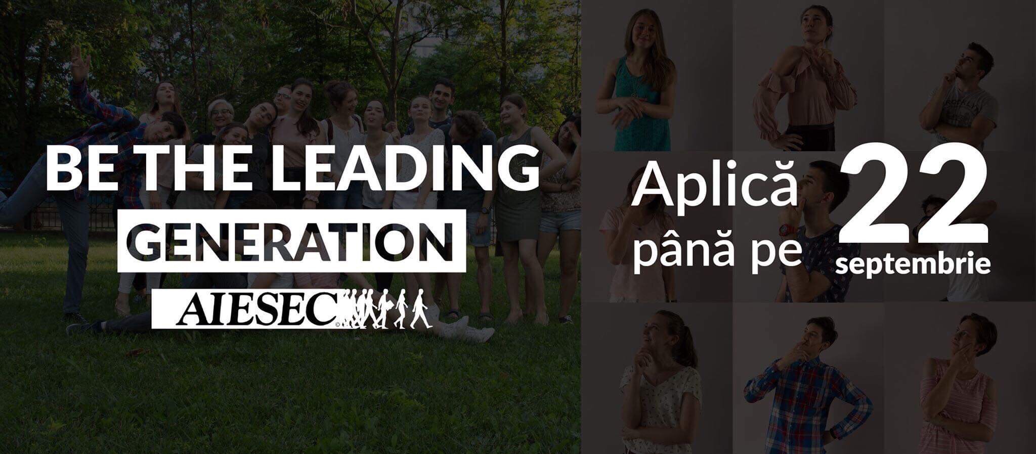 AIESEC – una dintre cele mai mari organizații studențești din țară și din lume recrutează membri noi