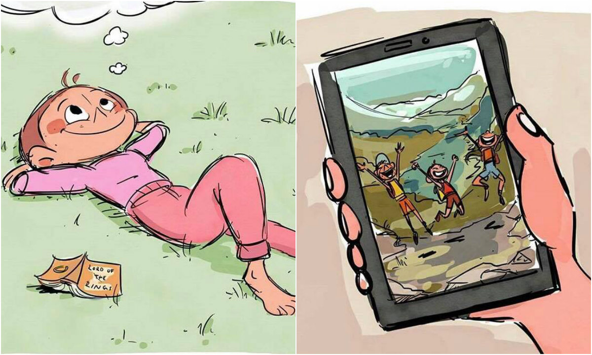 (foto) „Dragă jurnal…”. O tânără artistă din Elveția realizează ilustrații inspirate din timpul său liber