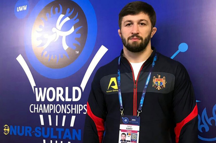 Luptătorul Georgii Rubaev a ocupat locul 5 la Campionatul Mondial din Kazahstan