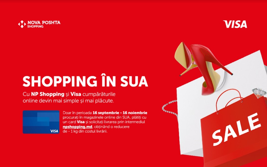 Nova Poshta vă ajută să faceți shopping în SUA la cele mai mici prețuri!