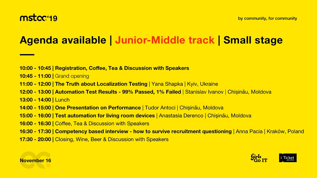 Agenda _ Junior Middle Track _ MSTAC