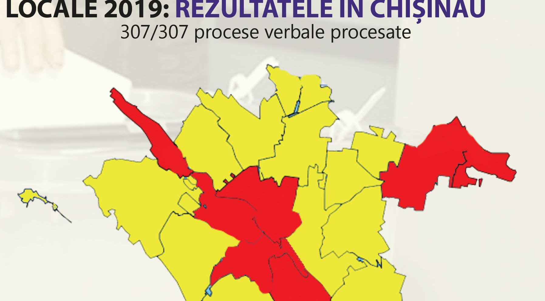 (hartă) Centura de Aur nu mai este ce a fost. Cine și unde a câștigat la alegerile din Chișinău