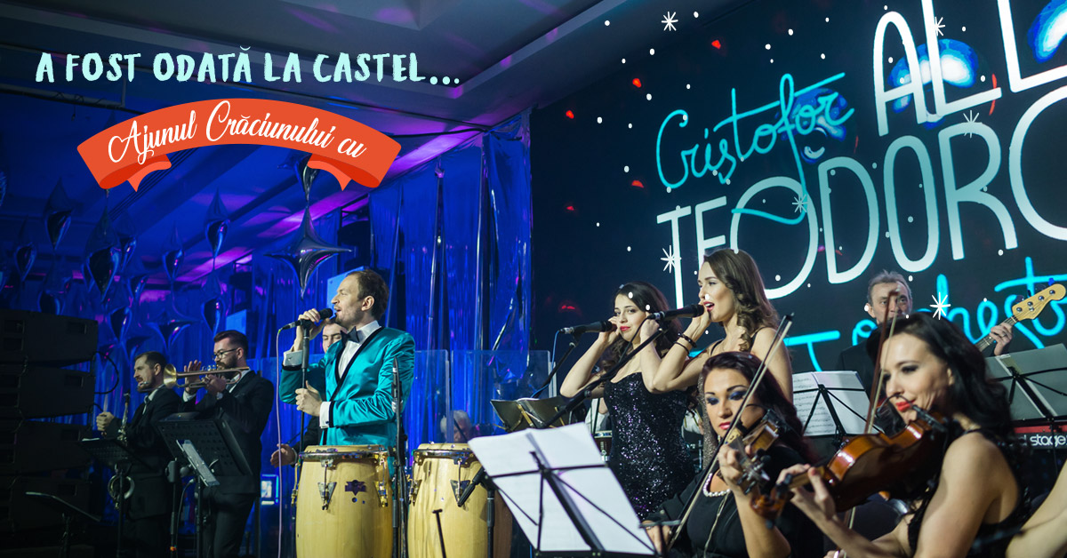 Vin fiert nelimitat, show de lumini și Orchestra lui Cristofor Aldea-Teodorovici. Întâmpină Ajunul Crăciunului la Castel Mimi