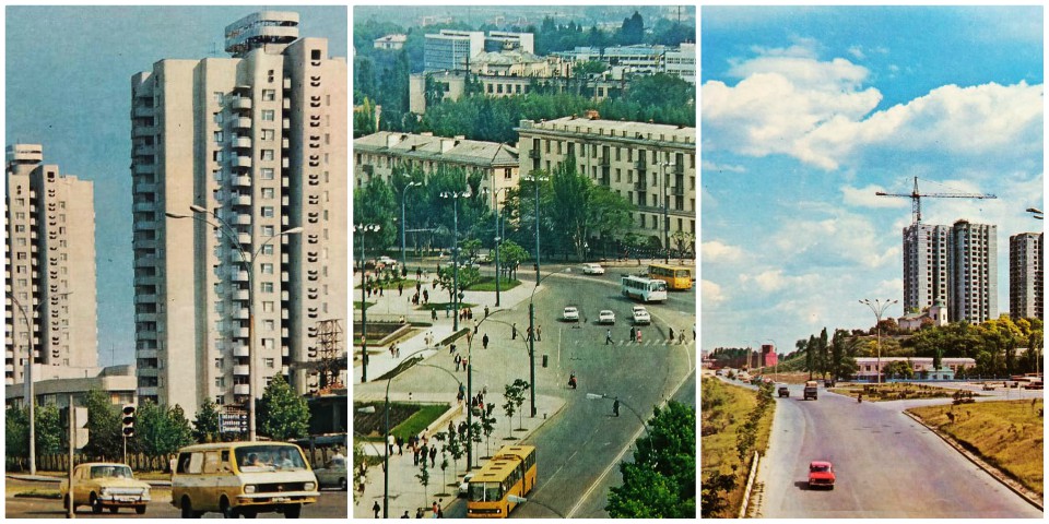 (foto) Călătorie în timp. Cum arăta transportul și infrastructura orașului Chișinău în anul 1984