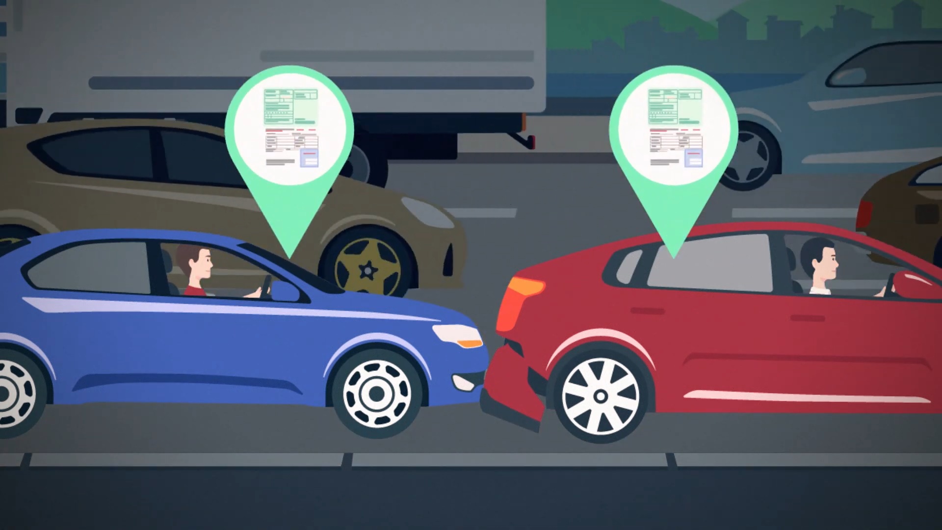 (video, infografice) Cum să procedezi în caz de accident rutier? A fost lansată o campanie socială pentru șoferi