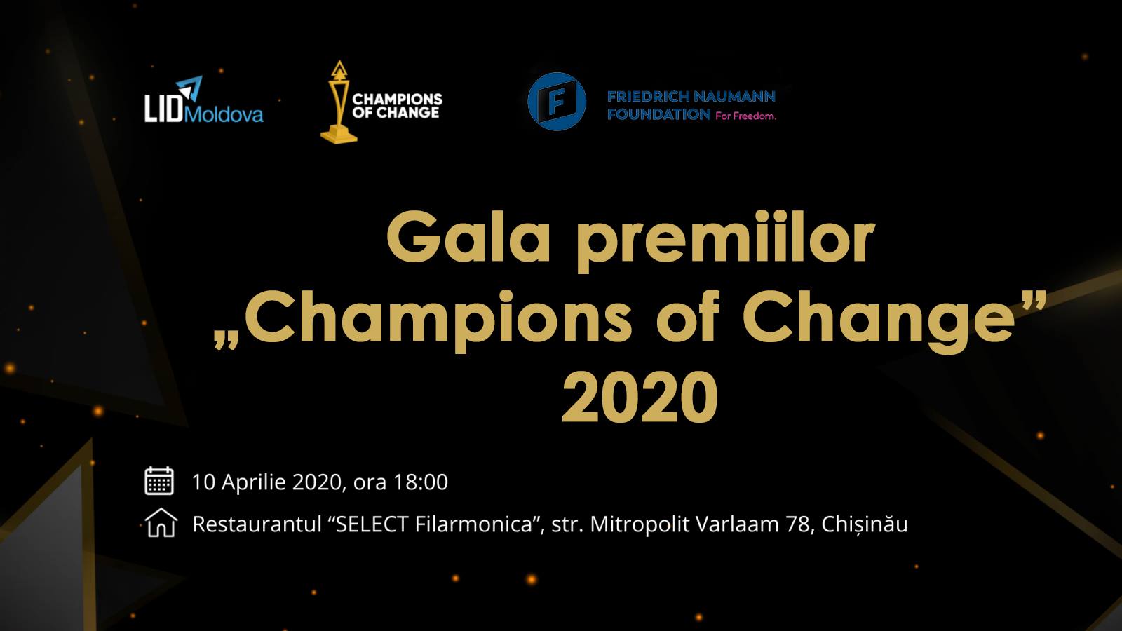 Cum poți obține trofeul „Champion of Change” și suport financiar pentru realizarea proiectelor noi