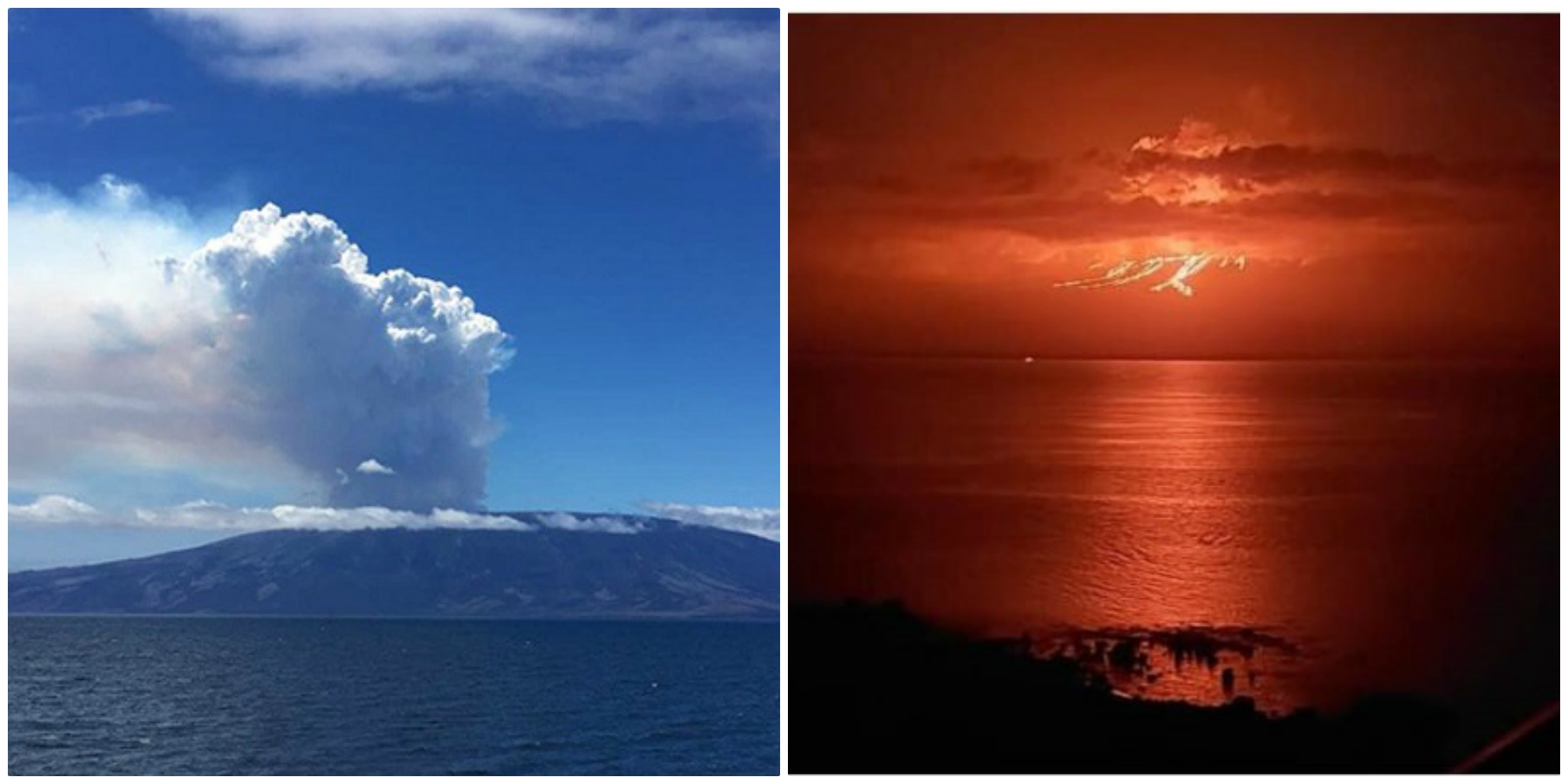 (foto) Vulcanul La Cumbre din insulele Galapagos a intrat în erupție