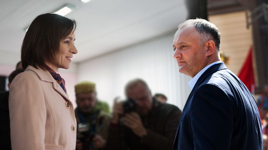 (sondaj) Maia Sandu și Igor Dodon au același procentaj de încredere din partea cetățenilor la nivel național