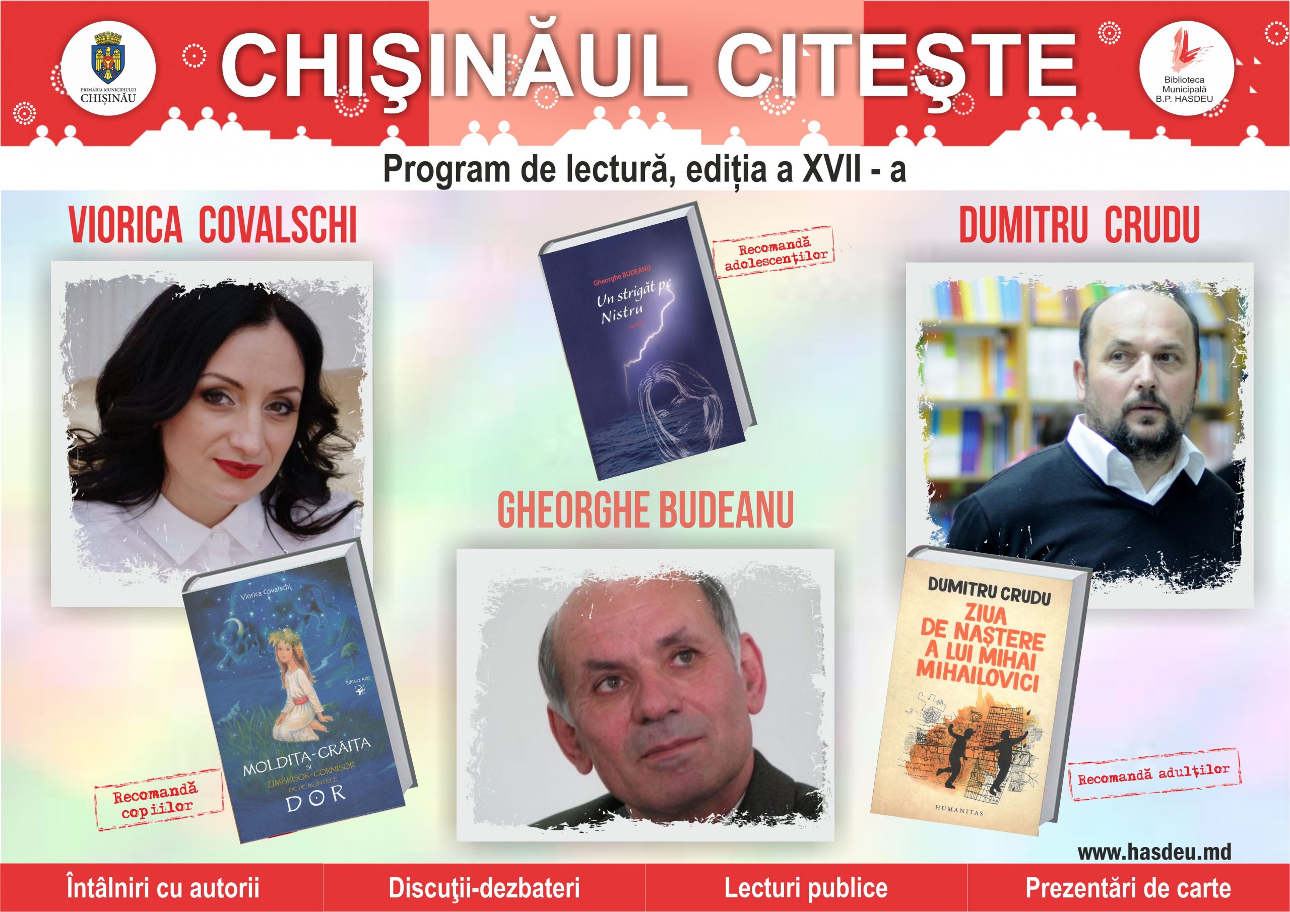 De Ziua Internațională a Cititului Împreună, Biblioteca Municipală „B.P. Hasdeu” lansează încă o ediție a programului „Chişinăul citeşte”