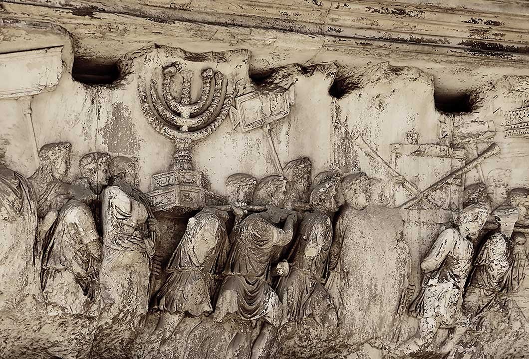 arch-of-titus-menorah