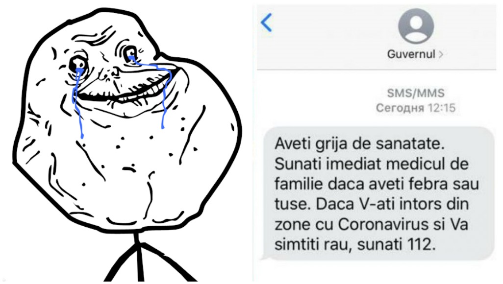 Ce să faci dacă nu ai primit ieri un mesaj grijuliu de la guvern în contextul coronavirus