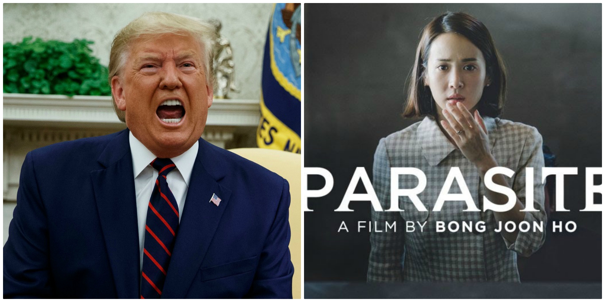 (video) Donald Trump a ironizat filmul sud-coreean „Parazit”, care a cucerit Oscarul 2020