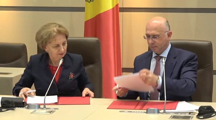 PSRM și PDM au semnat un acord de coaliție pentru a constitui o majoritate parlamentară