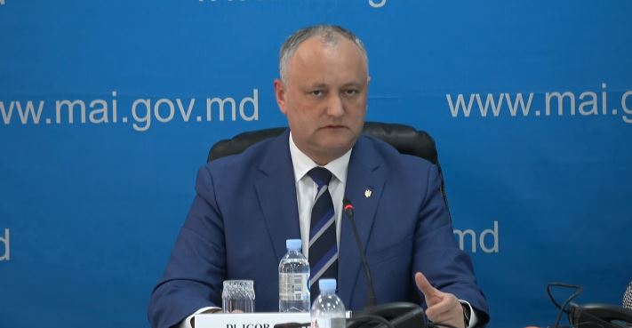 Igor Dodon, despre militarii din stradă: „Nu trebuie să vă sperie, sunt pentru a ajuta polițiștii”