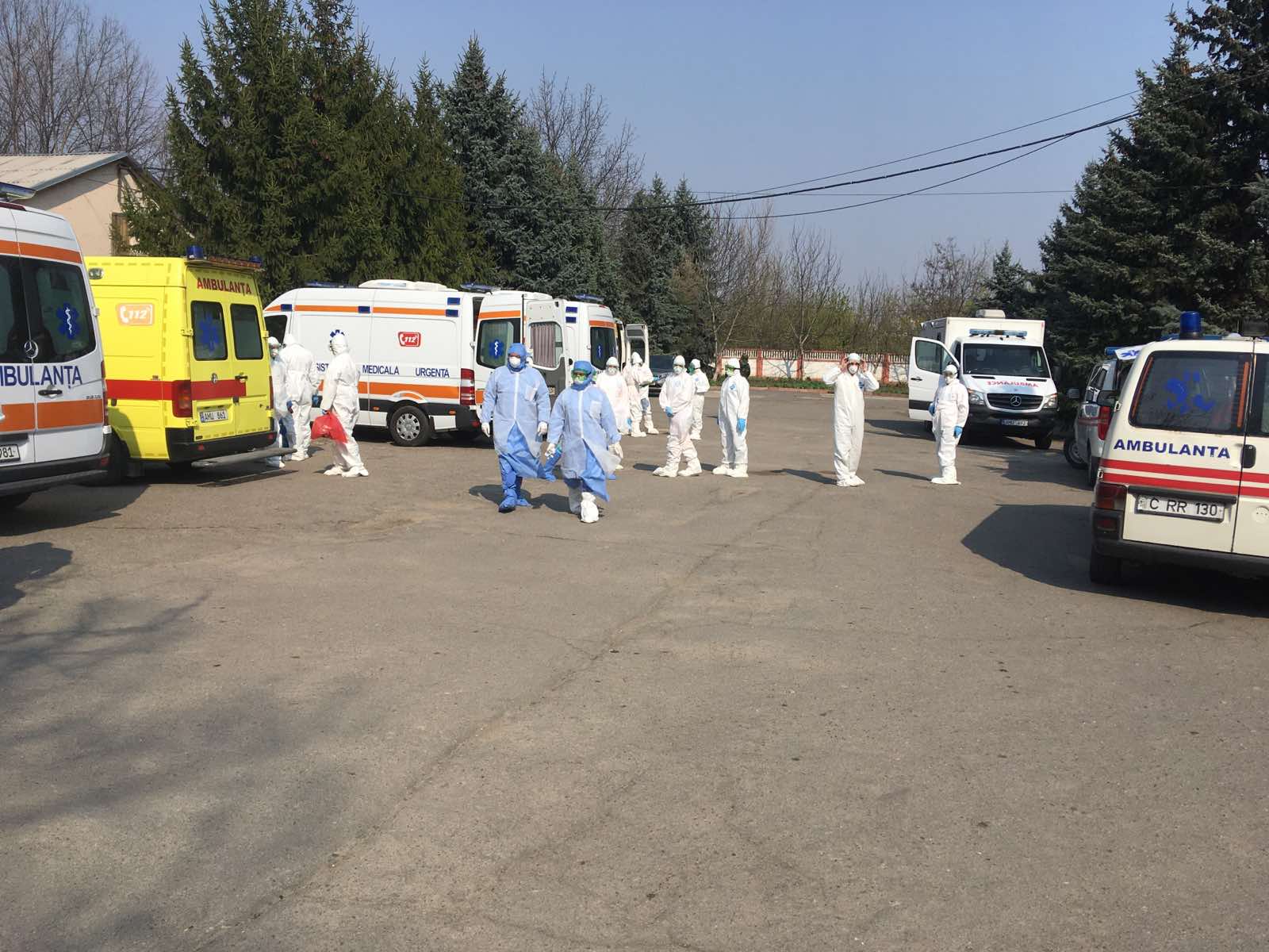 (foto) Spitalul Clinic Militar Central primește pacienți suspecți de infectare cu virusul COVID-19