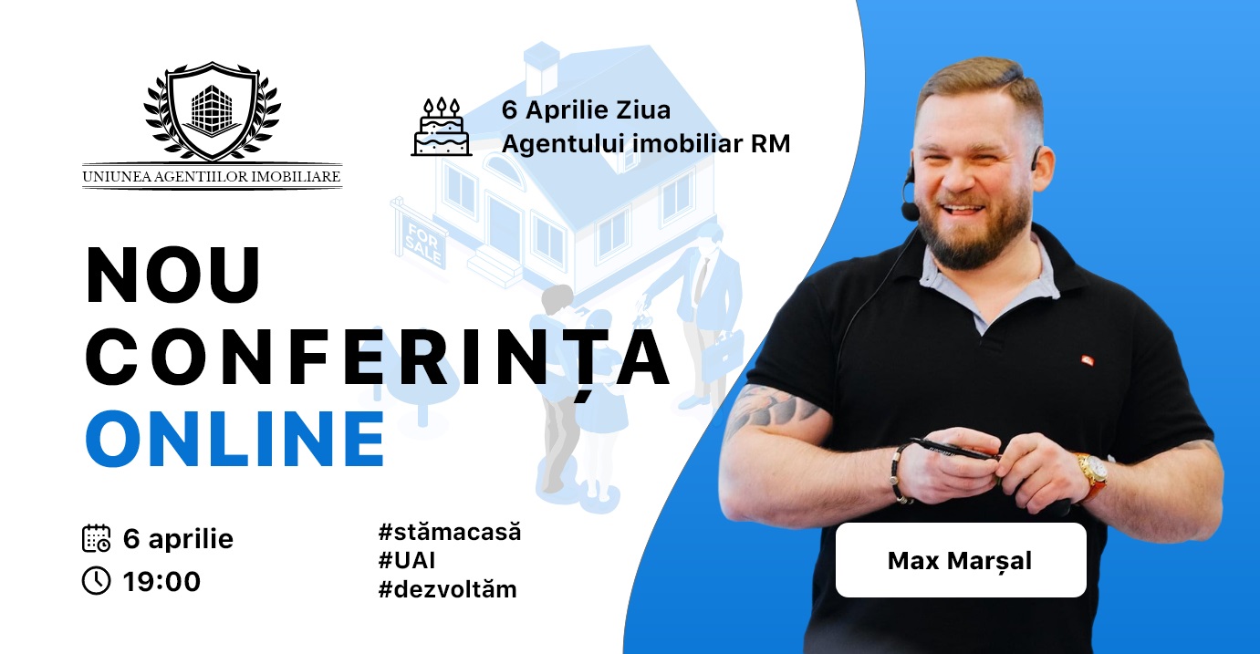 Tinerii agenți imobiliari pot participa gratuit la un training online cu expertul imobiliar Max Marsal