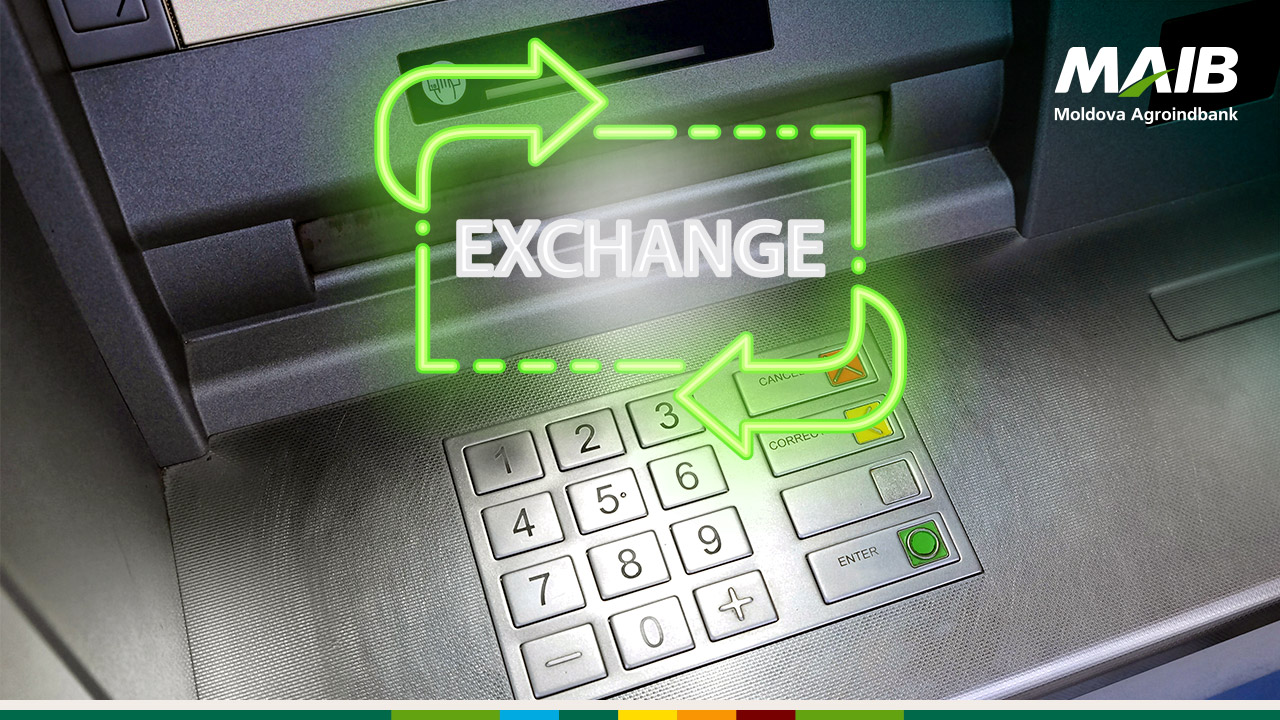 MAIB anunță noi adrese unde poţi schimba banii direct la bancomat