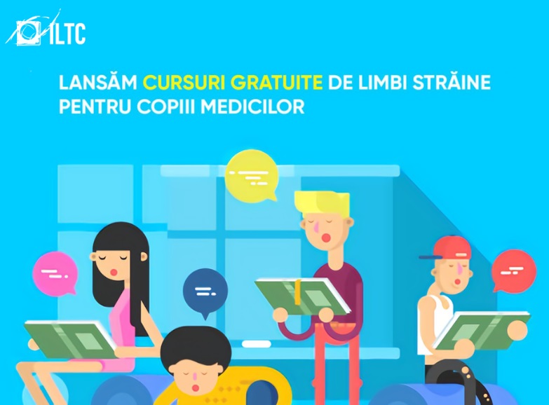 Centrul ILTC lansează cursuri gratuite de limbi străine pentru copiii medicilor din Moldova