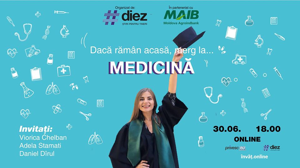 Dacă vrei să-ți faci studiile la Medicină, află detalii utile despre această profesie la evenimentul #diez de orientare în carieră