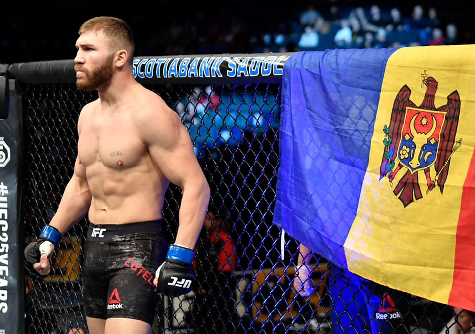 Ion Cuțelaba, luptător moldovean de UFC, a fost testat pozitiv cu COVID-19 și nu va putea lupta cu rusul Magomed Ankalaev