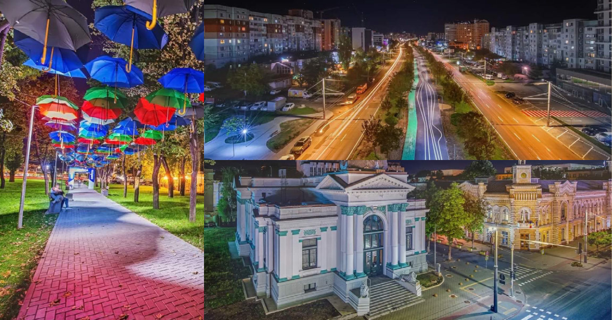 (foto) Culorile Chișinăului pe timp de seară. Cum se vede capitala într-o serie de fotografii