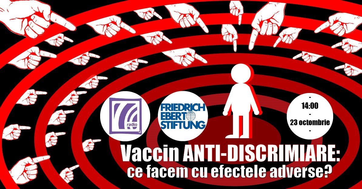 „Vaccin anti-discriminare” – o nouă dezbatere publică online marca RMT. Când o puteți urmări