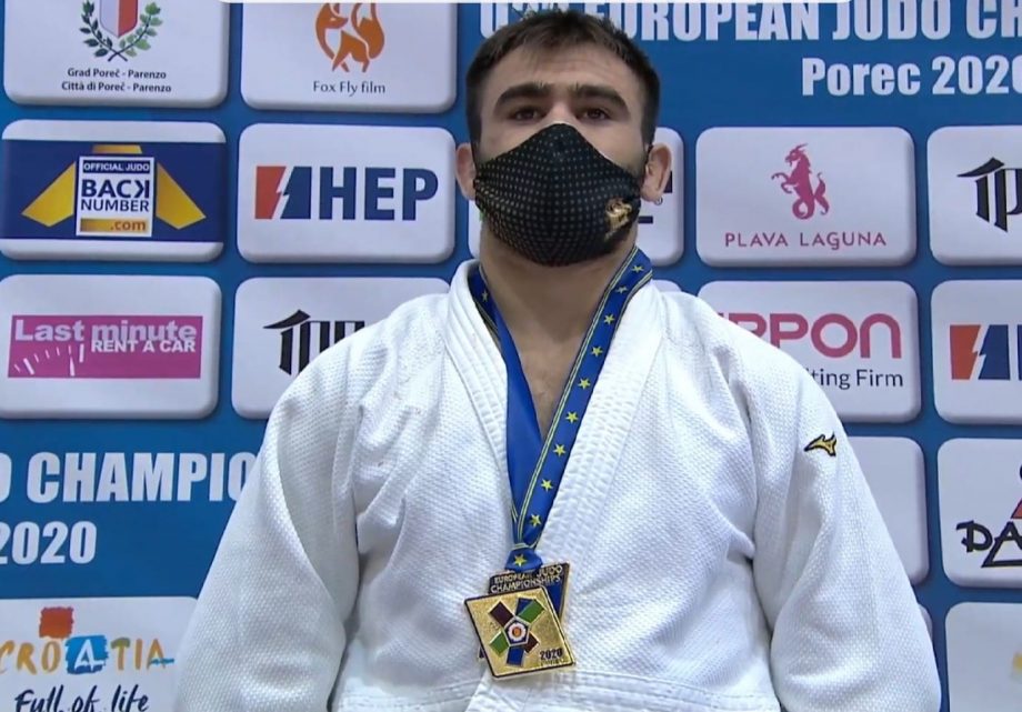 Judocanul moldovean Victor Sterpu a cucerit medalia de aur la Campionatul European de Judo