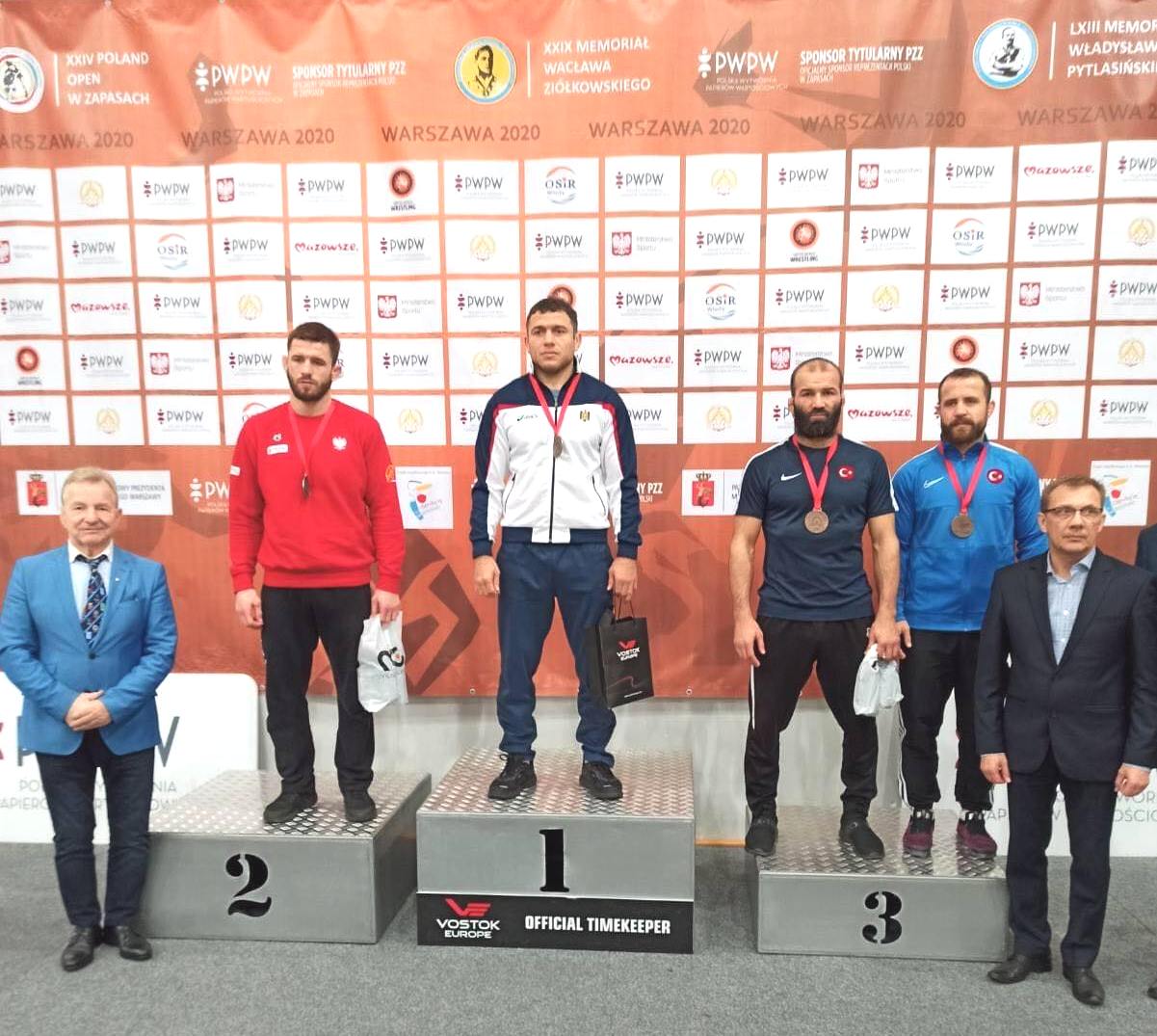 Luptătorul moldovean Piotr Ianulov câștigă turneul „Poland Open”. În clasamentul pe echipe, Moldova a ocupat locul trei
