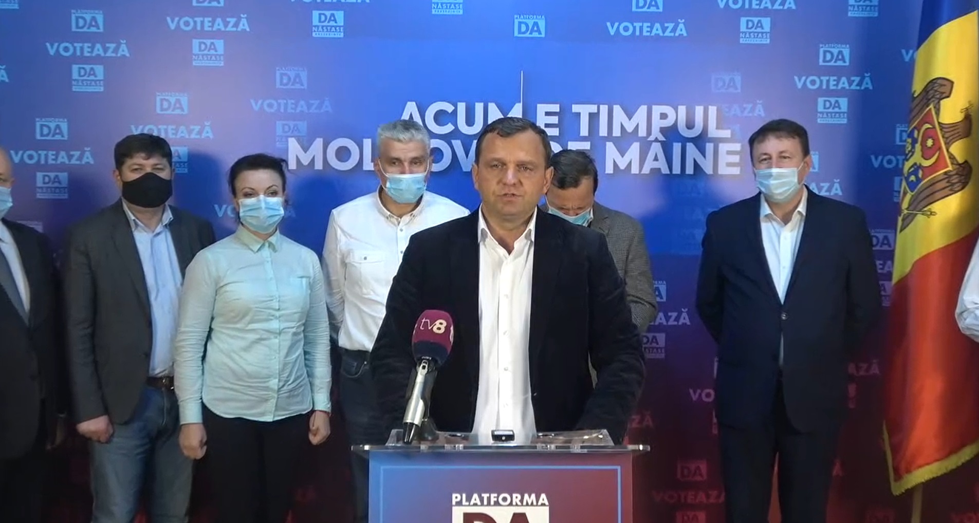 (video) Declarațiile lui Andrei Năstase după închiderea secțiilor de votare: „Această campanie a fost sufocată de sondaje trucate și fake news”