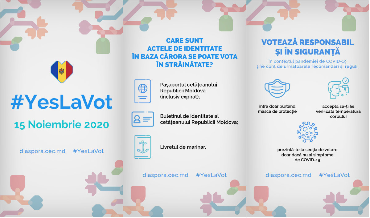 Campania #YesLaVot îți propune un set de imagini pentru stories pe Instagram și cover pe Facebook