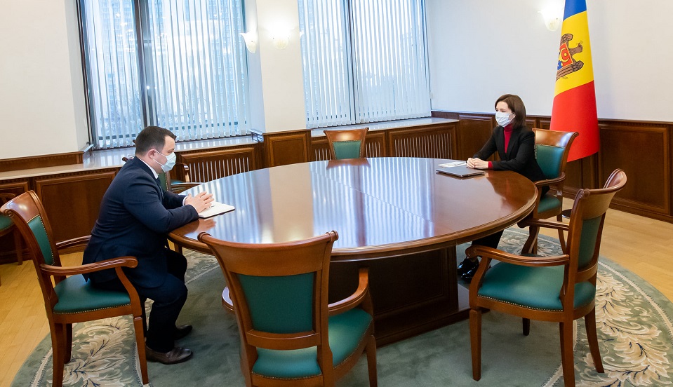 Președinta Maia Sandu a avut o întâlnire cu directorul SIS. Despre ce au discutat