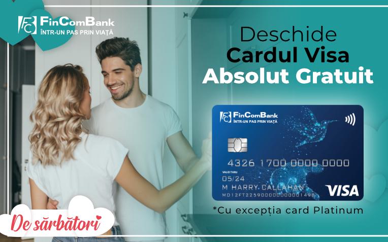 Promoție la carduri Visa de la Fincombank!