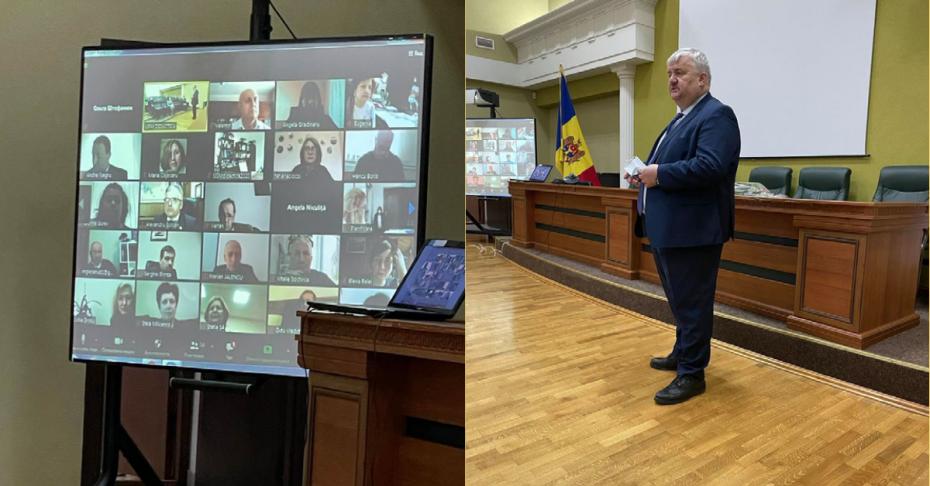 Noul rector al Universității de Stat din Moldova, Igor Șarov, a fost prezentat colectivului instituției