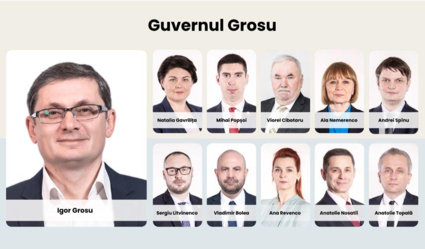 Igor Grosu, candidatul la funcția de prim-ministru, își prezintă echipa de guvernare