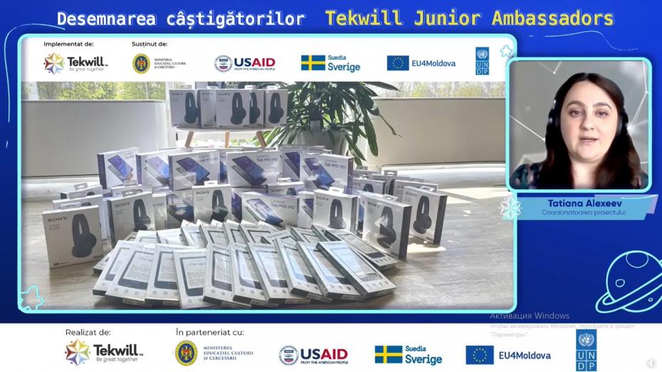 „Tekwill Junior Amdassadors” și-a desemnat câștigătorii. Care sunt echipele învingătoare