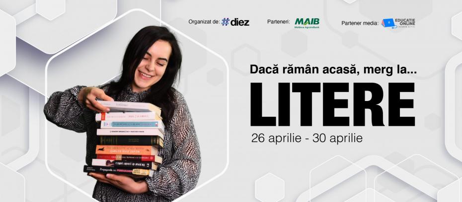 Dacă rămân acasă, merg la…? #diez invită viitorii studenți interesați de Litere la primul eveniment online de orientare în carieră din acest an