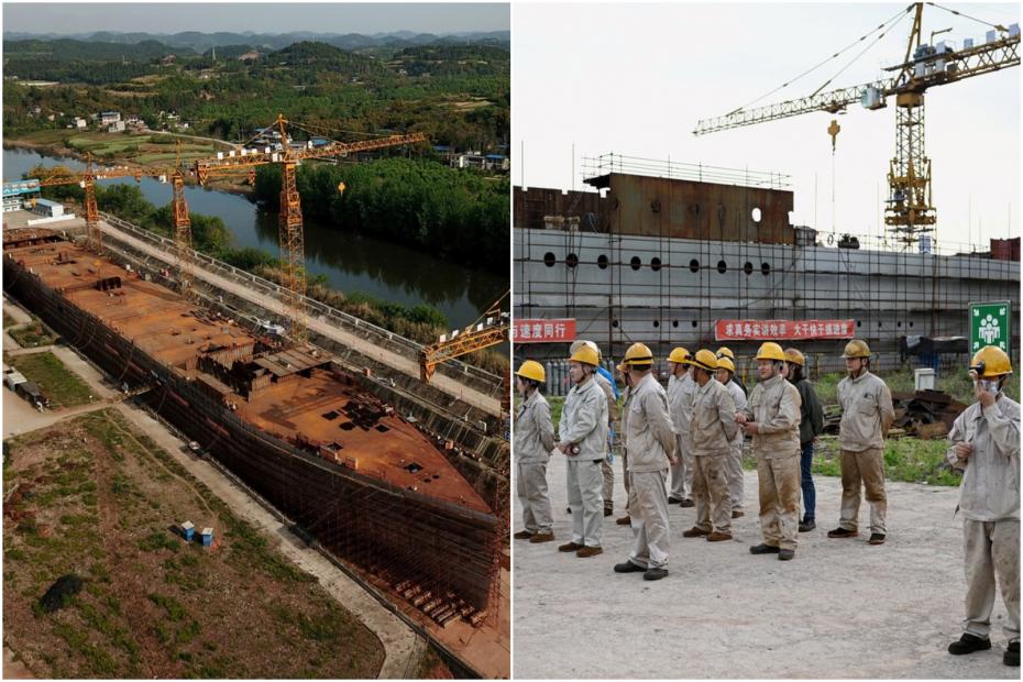 China construiește o navă intitulată „Titanicul nescufundabil”. Copia vestitului vas din 1912 va avea 269,1 metri în lungime