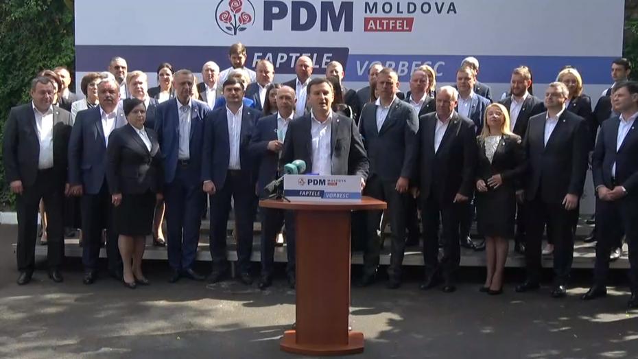 „Faptele vorbesc”. PDM s-a lansat în campania electorală a alegerilor parlamentare anticipate