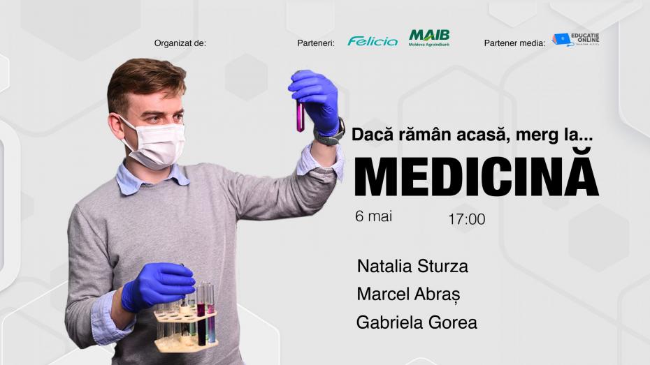 (foto) Dacă rămân acasă, merg la…? #diez invită viitorii studenți interesați de medicină la un alt eveniment online de orientare în carieră